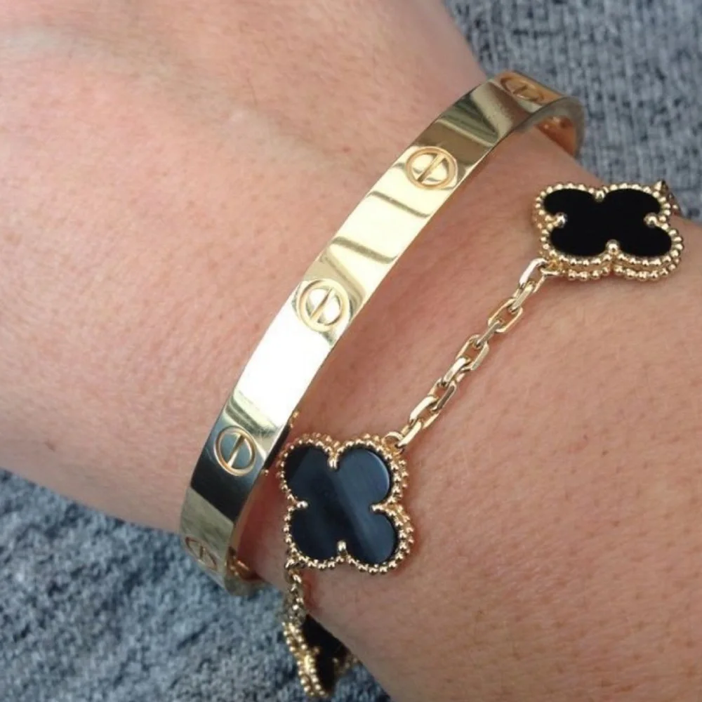 Gold Screw Classic Model Bracelet